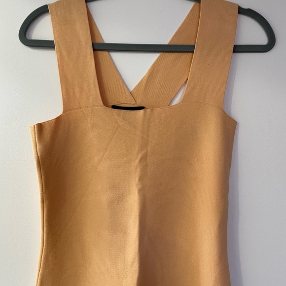 NWT House Of Harlow 1960 Compression Orange Desert Mist Dress Size XS - Picture 2 of 6